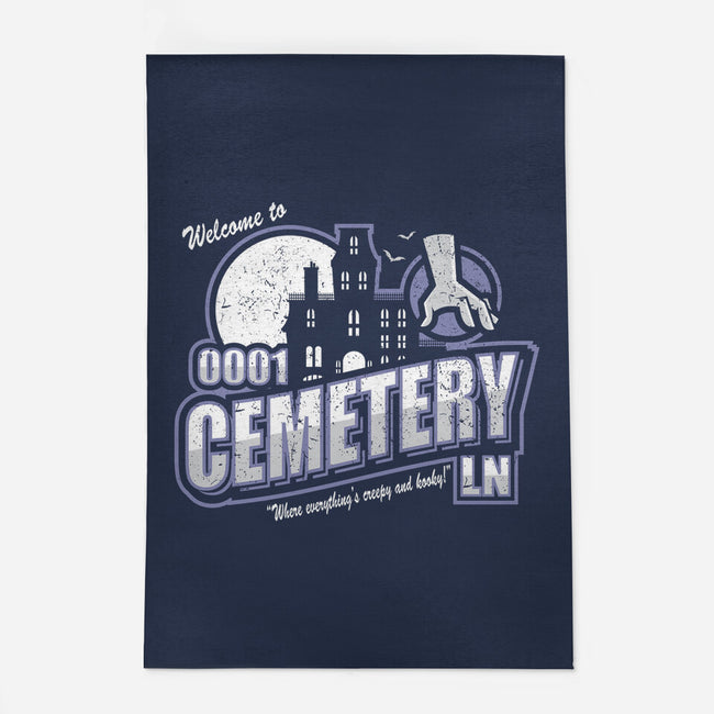 Welcome To Cemetery Lane-none indoor rug-jrberger