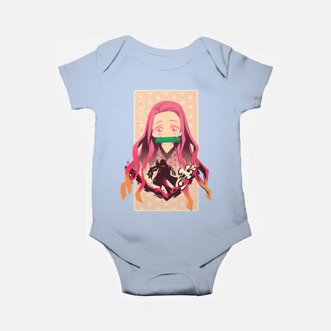 Nezuko Beauty-baby basic onesie-hypertwenty