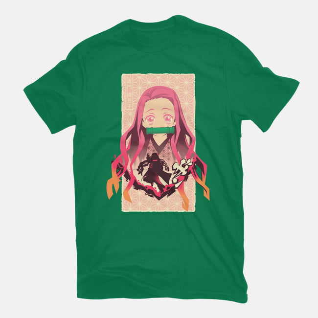 Nezuko Beauty-womens fitted tee-hypertwenty