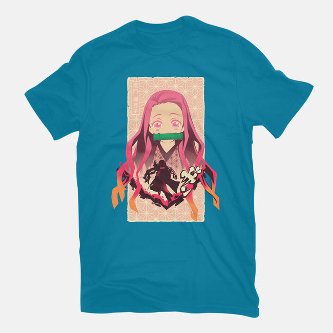 Nezuko Beauty-womens fitted tee-hypertwenty