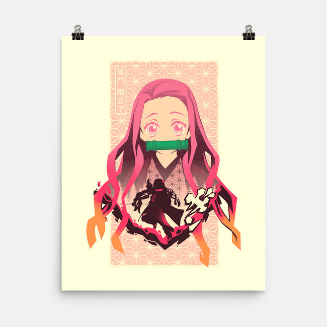 Nezuko Beauty-none matte poster-hypertwenty