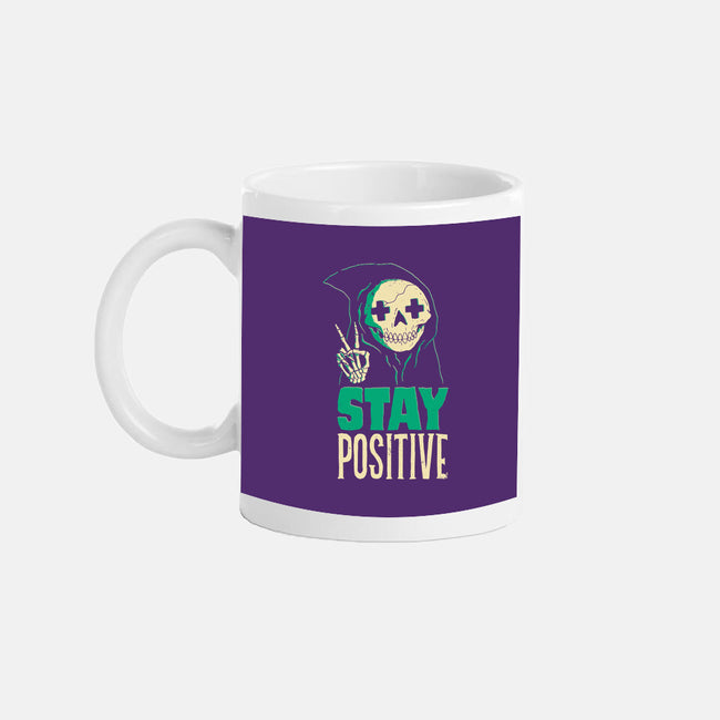 Stay Positive-none glossy mug-DinoMike