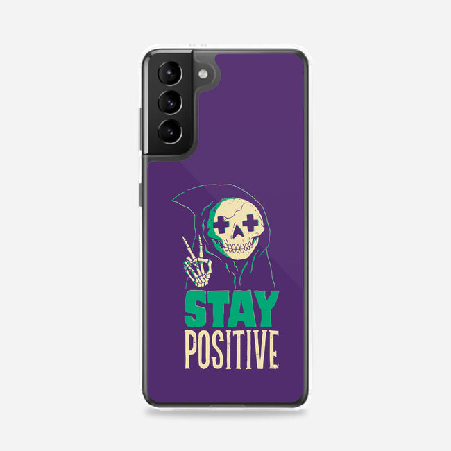 Stay Positive-samsung snap phone case-DinoMike