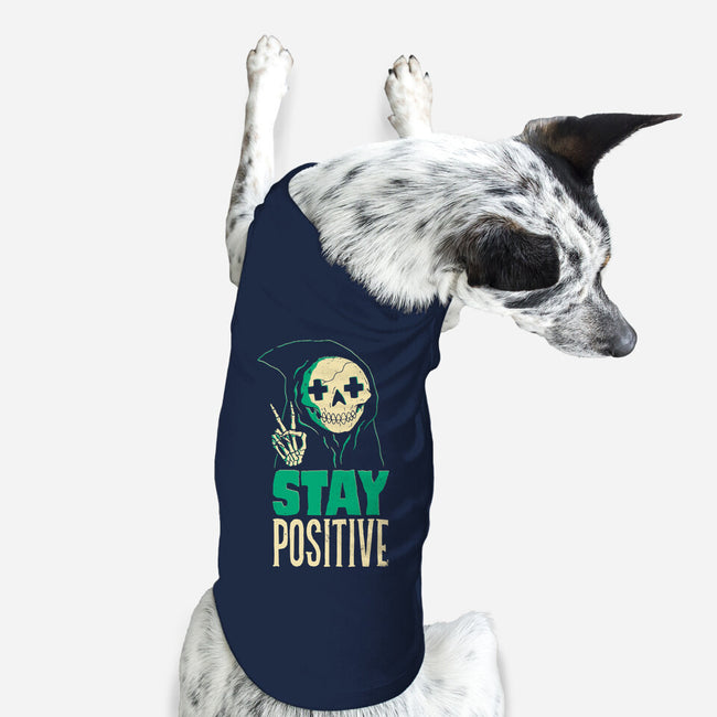 Stay Positive-dog basic pet tank-DinoMike