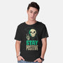 Stay Positive-mens basic tee-DinoMike