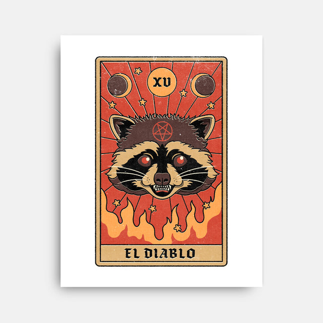 El Diablo-none stretched canvas-Thiago Correa
