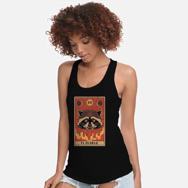 El Diablo-womens racerback tank-Thiago Correa