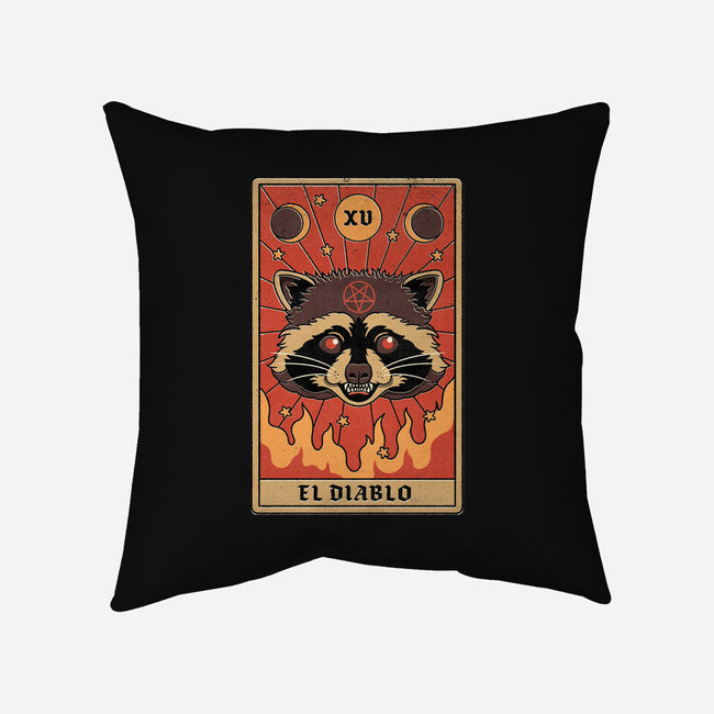 El Diablo-none removable cover w insert throw pillow-Thiago Correa