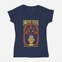 Fortune Teller-womens v-neck tee-Thiago Correa