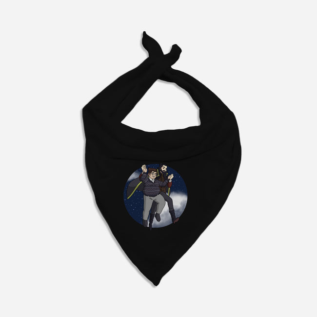 Flying With Guillermo-cat bandana pet collar-MarianoSan
