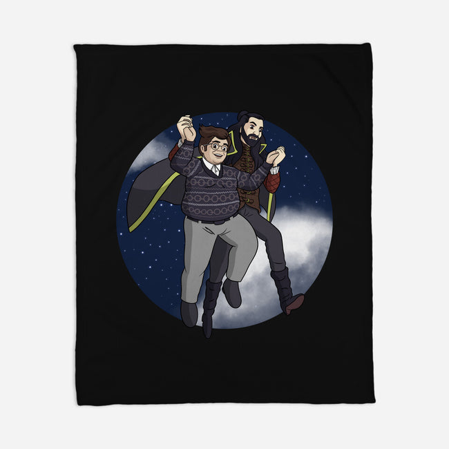 Flying With Guillermo-none fleece blanket-MarianoSan