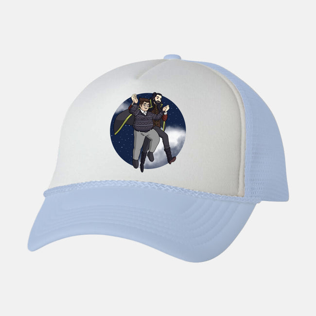 Flying With Guillermo-unisex trucker hat-MarianoSan