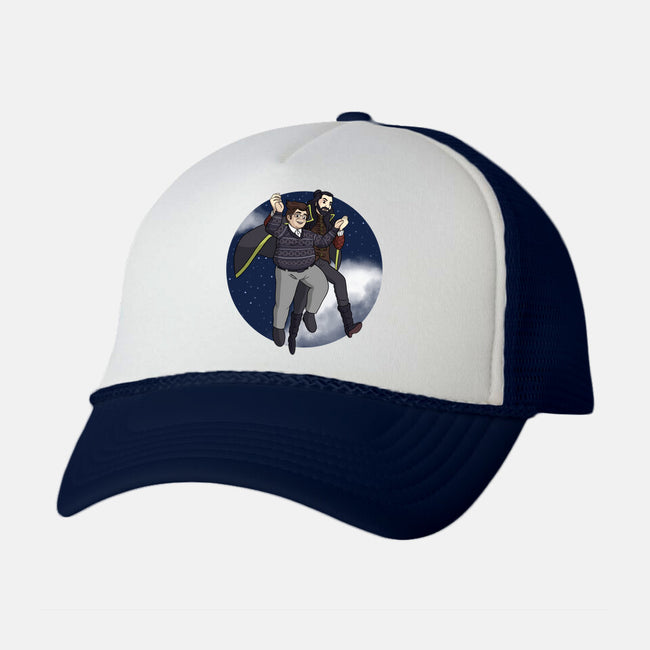 Flying With Guillermo-unisex trucker hat-MarianoSan