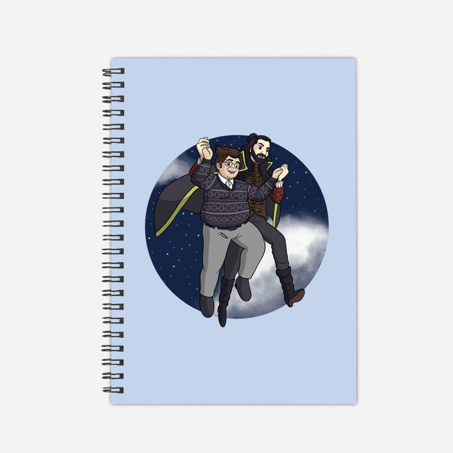 Flying With Guillermo-none dot grid notebook-MarianoSan
