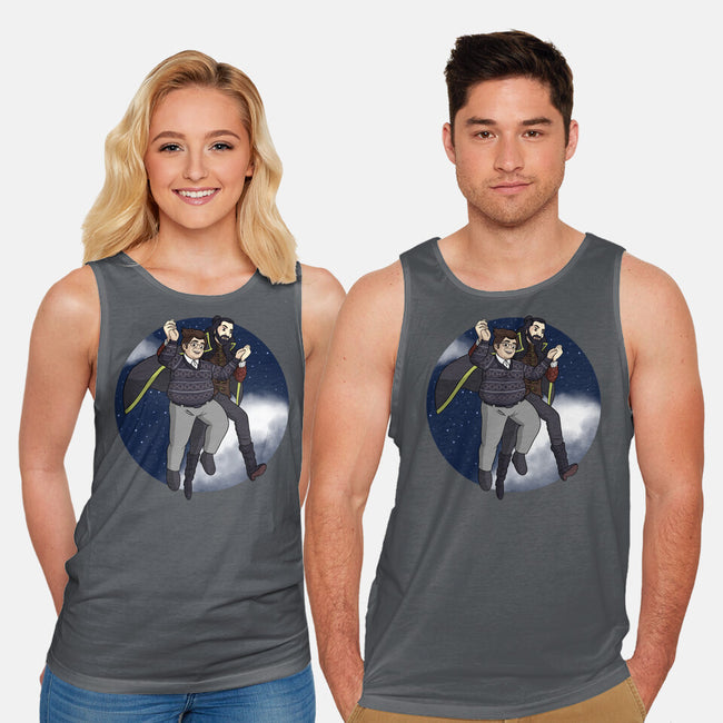 Flying With Guillermo-unisex basic tank-MarianoSan