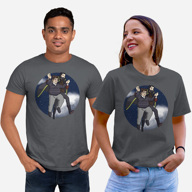 Flying With Guillermo-unisex basic tee-MarianoSan