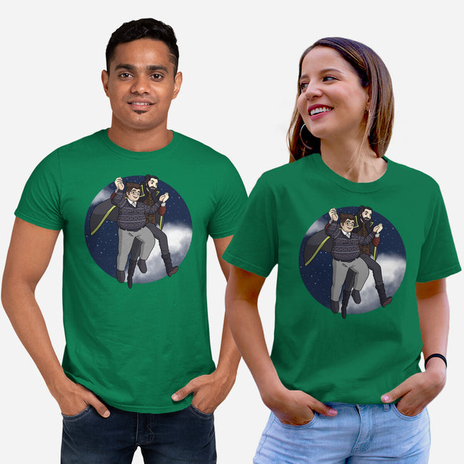 Flying With Guillermo-unisex basic tee-MarianoSan