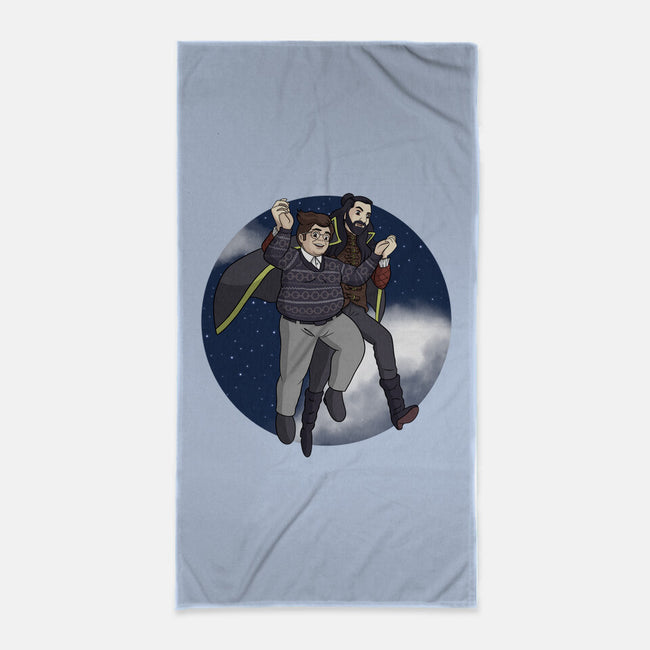 Flying With Guillermo-none beach towel-MarianoSan