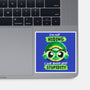 Clever Turtle-none glossy sticker-THRASHERR