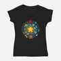 Board Games System-womens v-neck tee-Vallina84