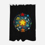 Board Games System-none polyester shower curtain-Vallina84