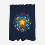 Board Games System-none polyester shower curtain-Vallina84