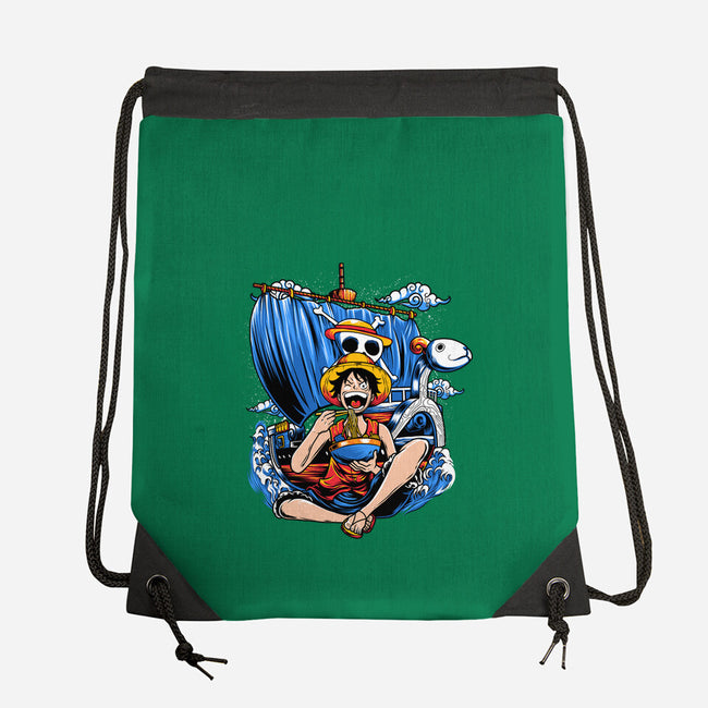 Pirate Ramen-none drawstring bag-AmielLarazo