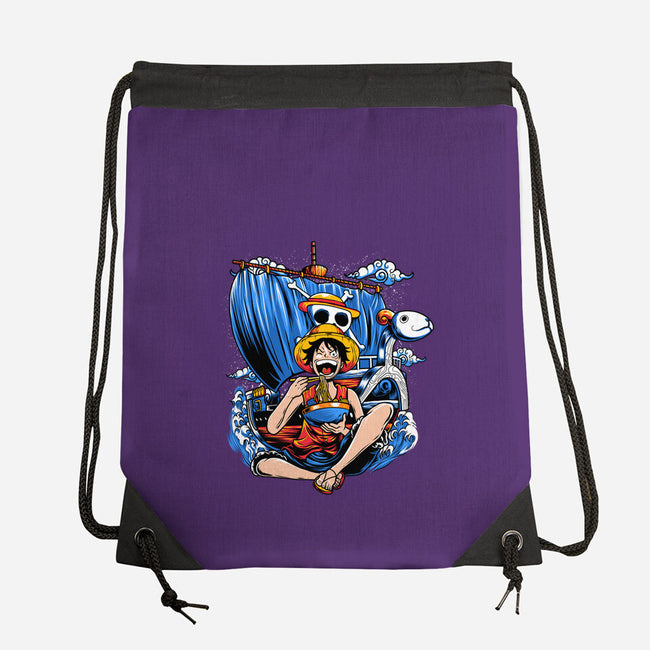 Pirate Ramen-none drawstring bag-AmielLarazo