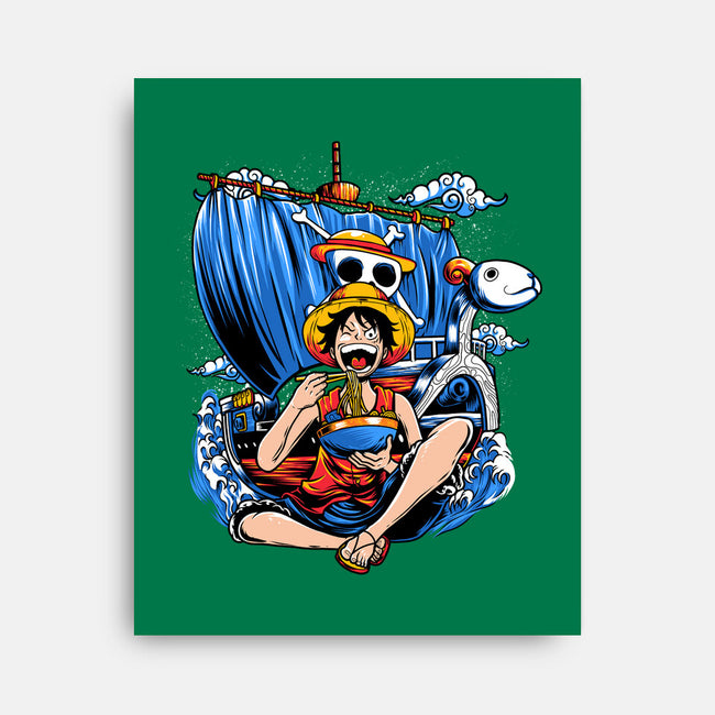 Pirate Ramen-none stretched canvas-AmielLarazo