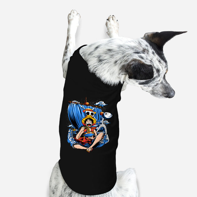 Pirate Ramen-dog basic pet tank-AmielLarazo