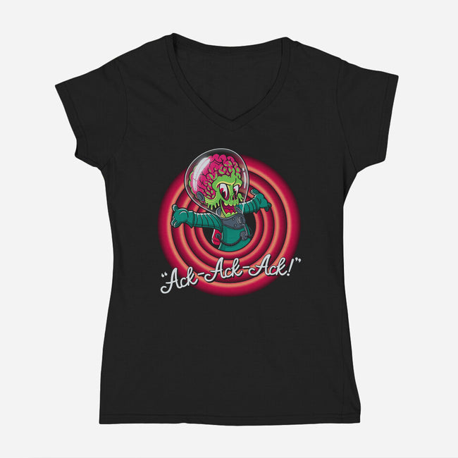 That's All Humans!-womens v-neck tee-Getsousa!