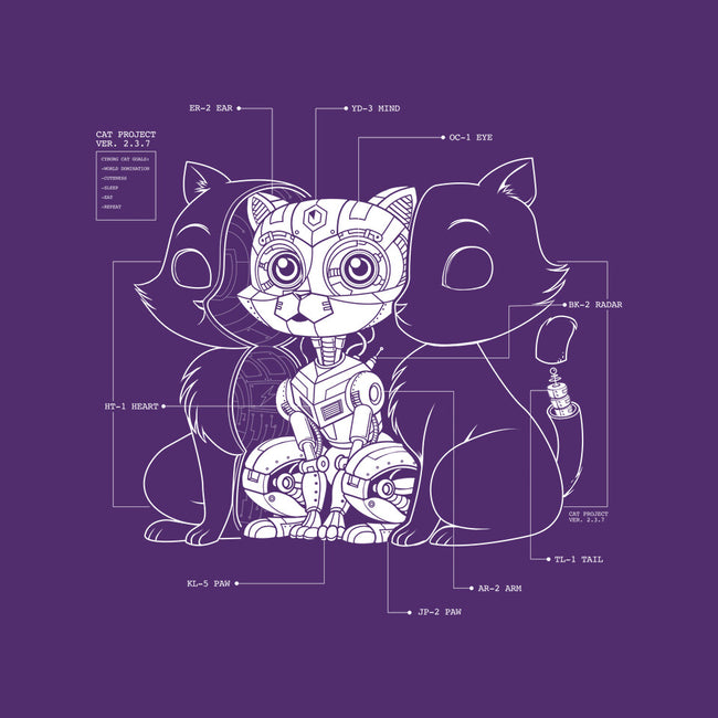 Cat Inside-none removable cover w insert throw pillow-tobefonseca