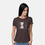 Cat Inside-womens basic tee-tobefonseca
