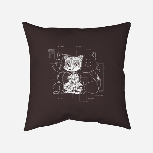 Cat Inside-none removable cover w insert throw pillow-tobefonseca