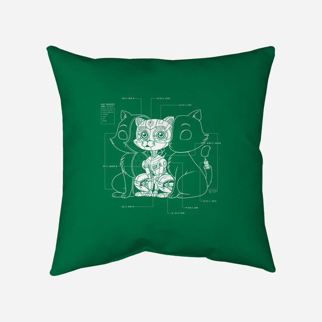 Cat Inside-none removable cover w insert throw pillow-tobefonseca