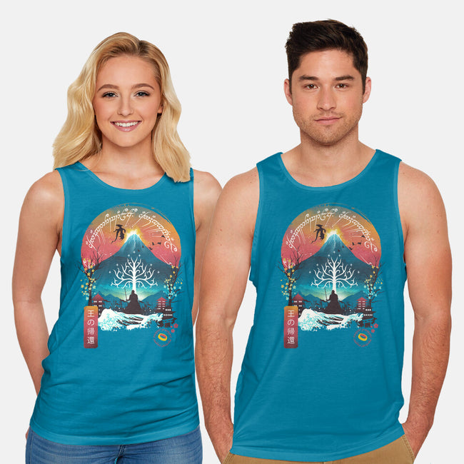 The King Landscape-unisex basic tank-dandingeroz