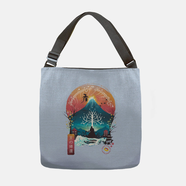 The King Landscape-none adjustable tote-dandingeroz