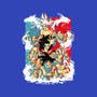 Goku Transforms-none polyester shower curtain-Douglasstencil