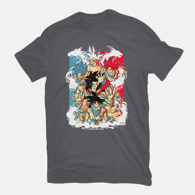 Goku Transforms-mens heavyweight tee-Douglasstencil