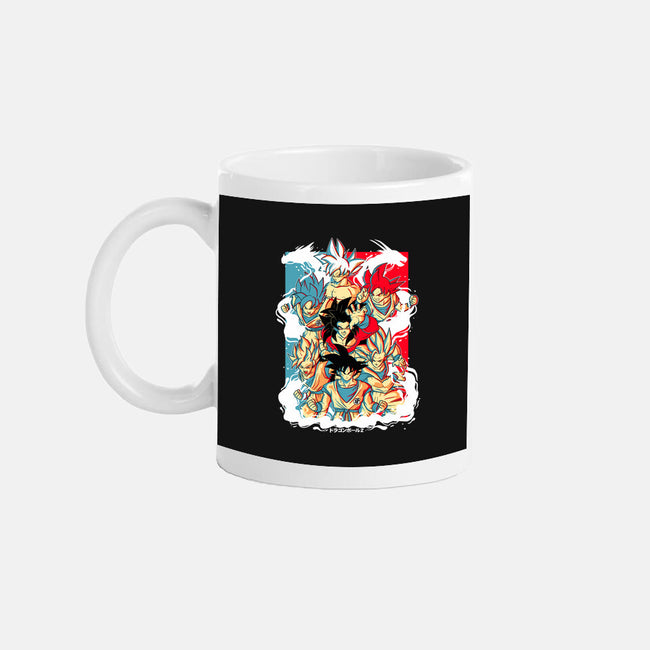Goku Transforms-none glossy mug-Douglasstencil