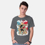 Goku Transforms-mens basic tee-Douglasstencil