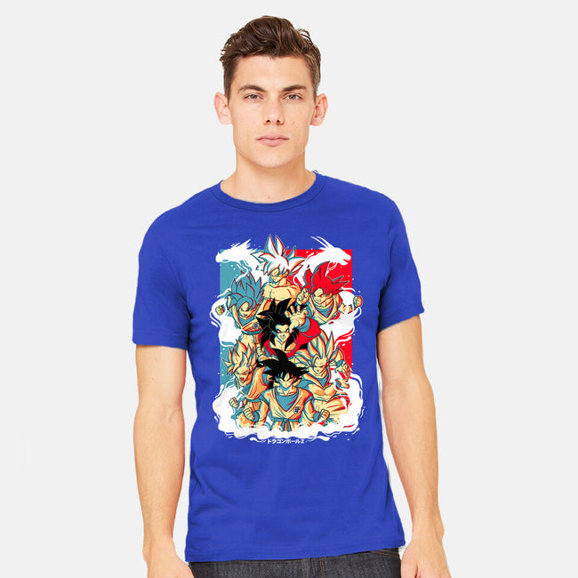Goku Transforms-mens heavyweight tee-Douglasstencil