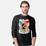 Goku Transforms-mens long sleeved tee-Douglasstencil