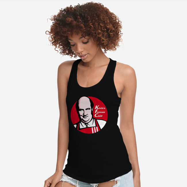 Kevin's Chili-womens racerback tank-se7te