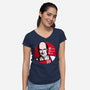 Kevin's Chili-womens v-neck tee-se7te