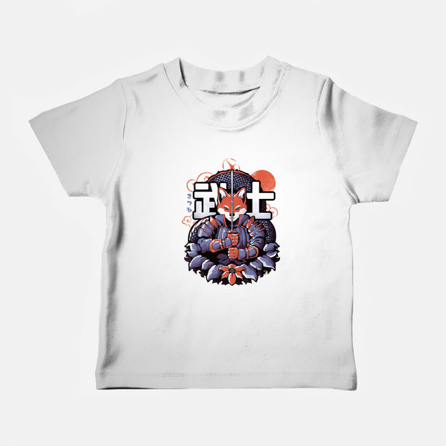 Samurai Fox-baby basic tee-eduely