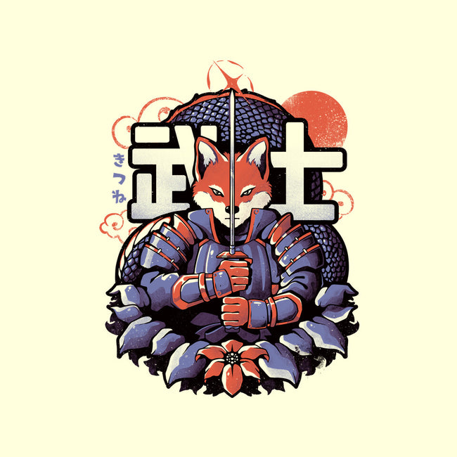 Samurai Fox-none fleece blanket-eduely