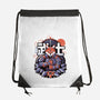 Samurai Fox-none drawstring bag-eduely