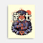 Samurai Fox-none stretched canvas-eduely
