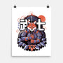 Samurai Fox-none matte poster-eduely